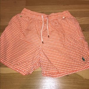 Mens Polo Ralph Lauren Swim Trunks Checkered